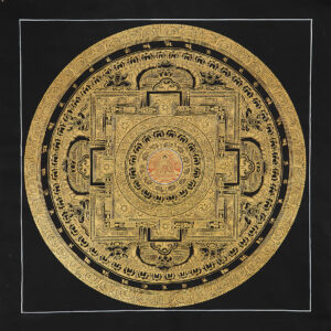 Mandala with red Buddha